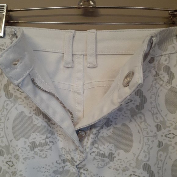 TWO LOOKS 1 PAIR REVERSIBLE High Rise! STRETCH jeans JEGGING-LIKE  SZ 8 euc - Picture 5 of 9